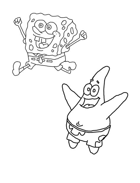 Ausmalbilder Spongebob Und Patrick