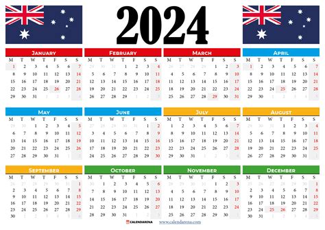 Aussie Calendars 2024