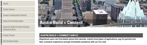 Austin Build + Connect (AB+C) AustinTexas.gov