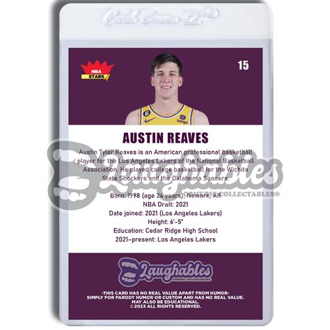 austin reaves trading card