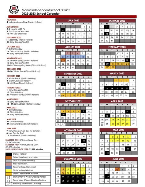austin school calendar 23-24
