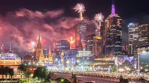 australia day fireworks melbourne 2024