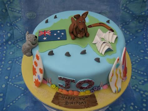 Australia Themed Cake
