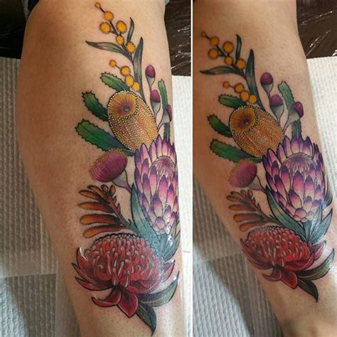 List Of Australian Flower Tattoo Designs Ideas