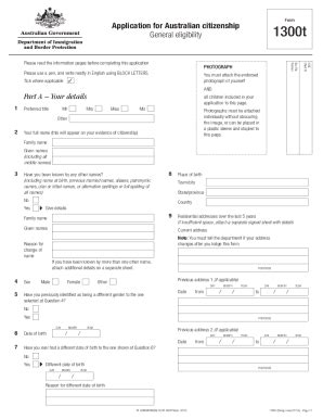 australian citizenship form 1300t download