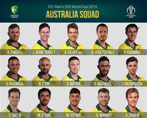 australian cricket team list