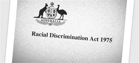 australian law racial discrimination