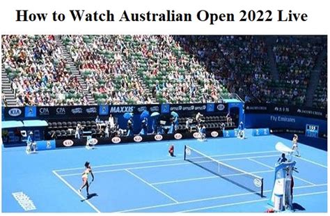 australian open 2022 live tv