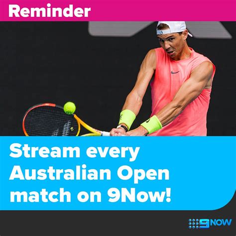 australian open 9now live