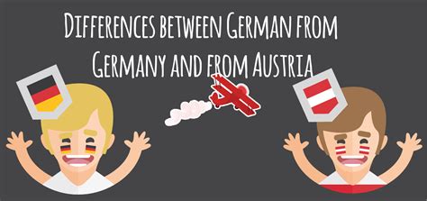 austrian and german differences