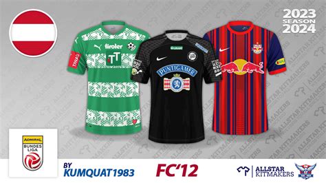 austrian bundesliga kits 23/24