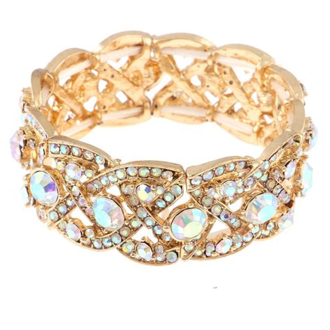austrian crystal stretch bracelets