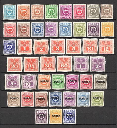 austrian stamps by year