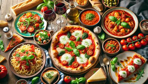 Authentic Italian dishes