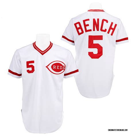 authentic johnny bench jersey