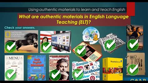 Authentic Material For Esl Teaching