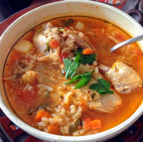 authentic mexican chicken soup with rice