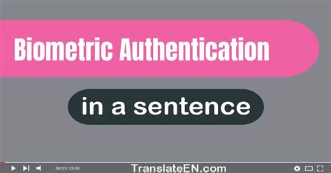 authentication sentence examples