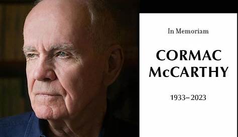‘No Country for Old Men’ author Cormac McCarthy dies at 89 - UPI.com