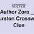 author zora hurston crossword