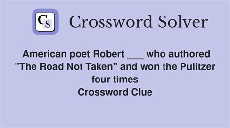 author of the road crossword clue