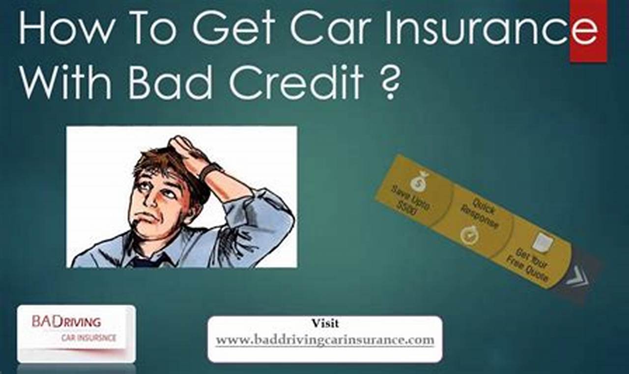 auto insurance for bad credit