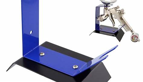 Benchtop GRAVITY FEED SPRAY GUN HOLDER STAND Auto Paint Table Bench Top
