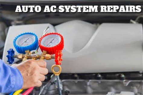 Auto AC System Repair