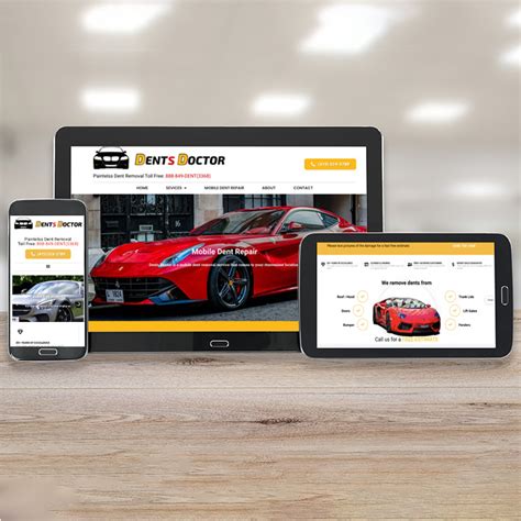 auto body shop website