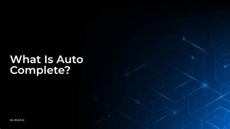 Auto Complete Example