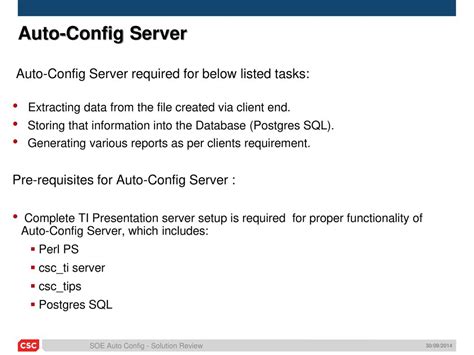 Auto Configuration Server Open Source