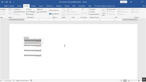 Auto Fill Image Word