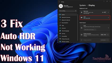 Auto Hdr Not Working Windows 11