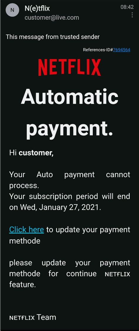 Auto Payment Netflix