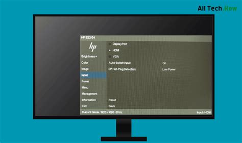 Auto Switch Input Hp Monitor
