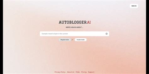 autoblogger app