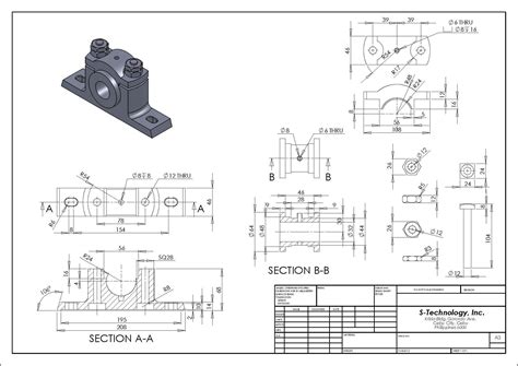 autocad assembly drawings for practice
