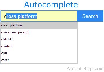 Autocomplete Function Browser