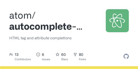 Autocomplete Html Atom