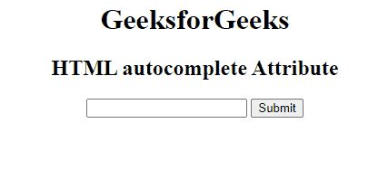 Autocomplete Html Mdn