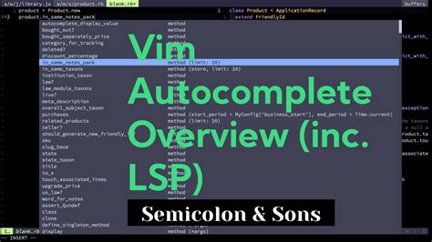 Autocomplete Vim
