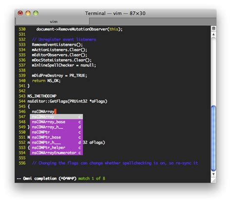 Autocomplete Vim C++