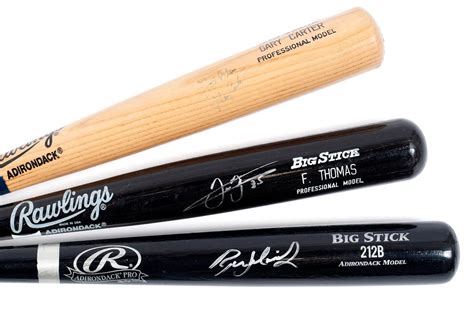 Autographed Baseball Bats