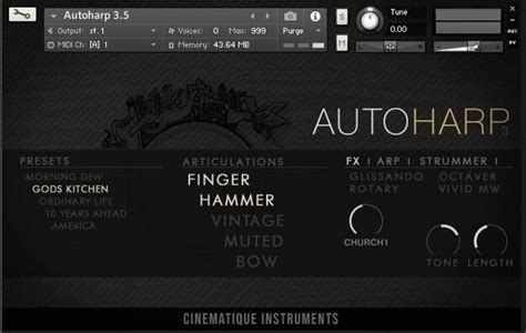 Autoharp Plugin