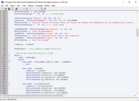 Autoit Windows Editor