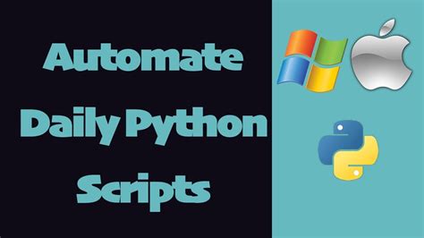 automate python script to run daily