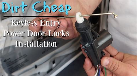 Automatic Car Door Lock Installation