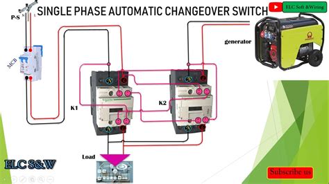 Automatic Changeover Switch Connection Diagram