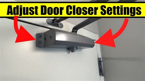 Automatic Door Closer How To Adjust