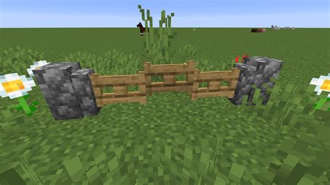 automatic fence gate minecraft